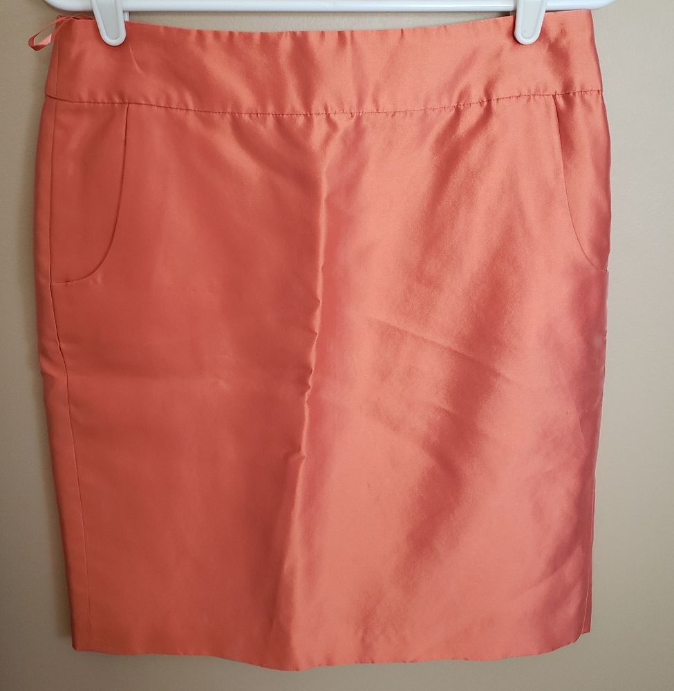 J Crew Silk Skirt